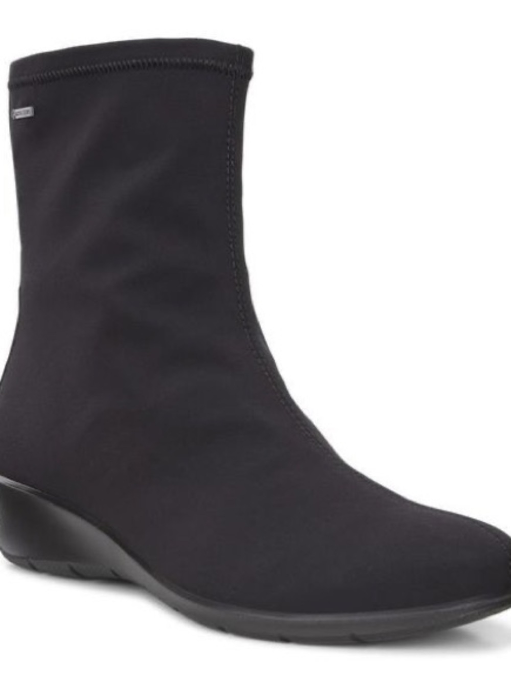 Ecco Black Felicia Stretch Sock Ankle Boot